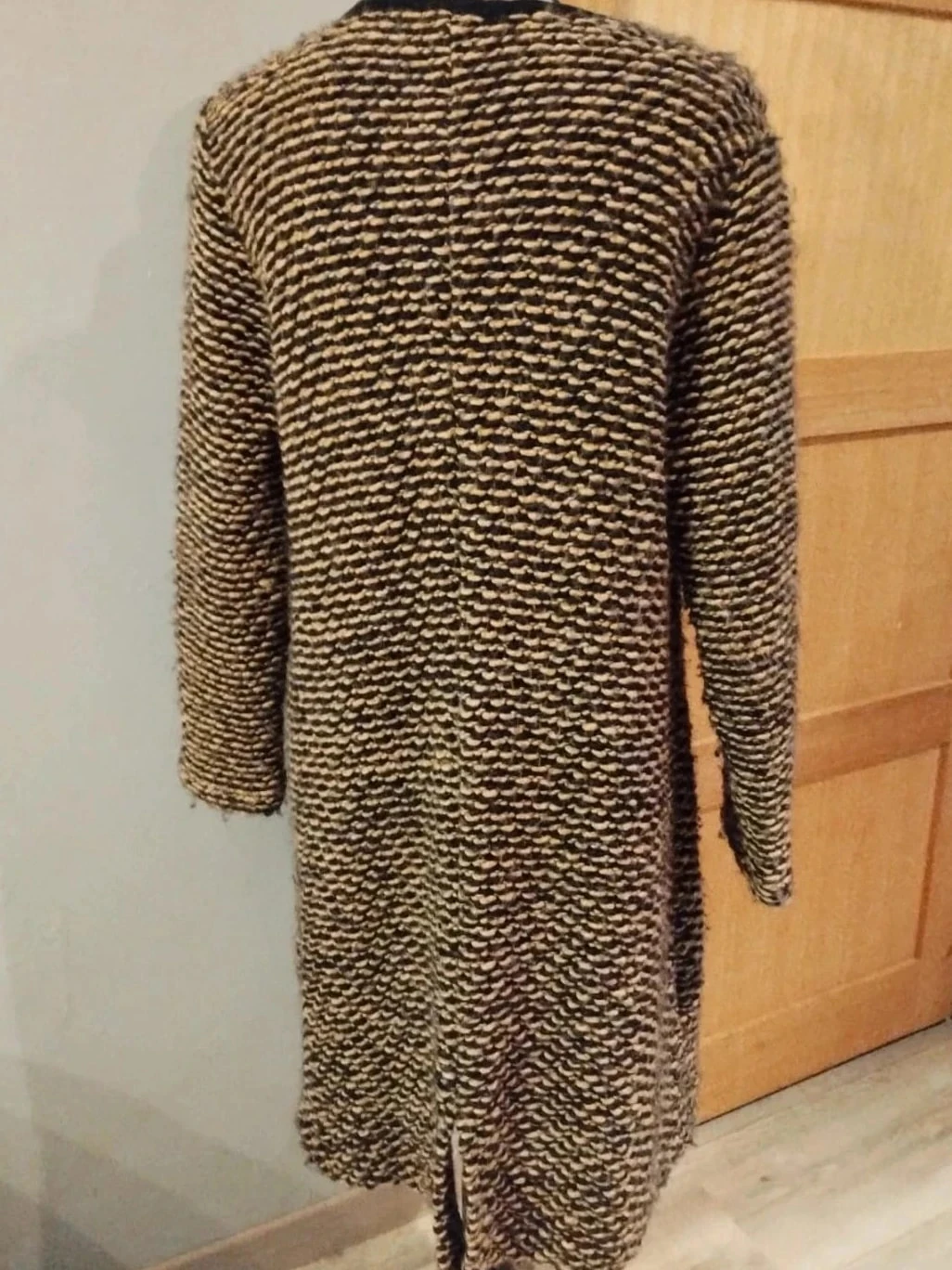 Cardigan longo preto/marrom, G!ozé, T38 – photo 4